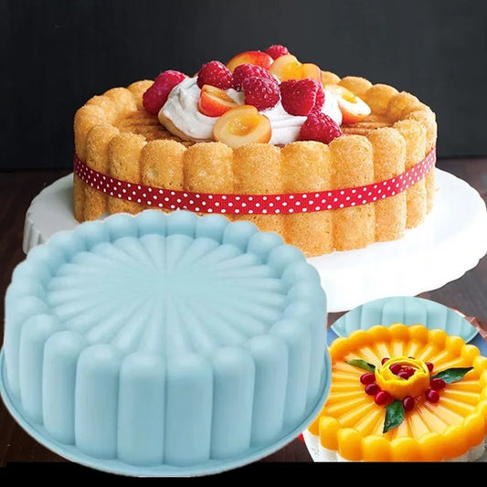 Silicone Charlotte Cake Pan Non-Stick Baking Mold
