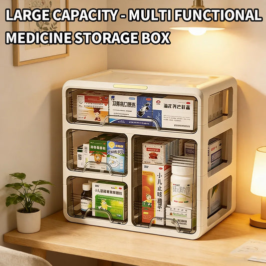 Large Capacity Drawer Medicine Storage Box