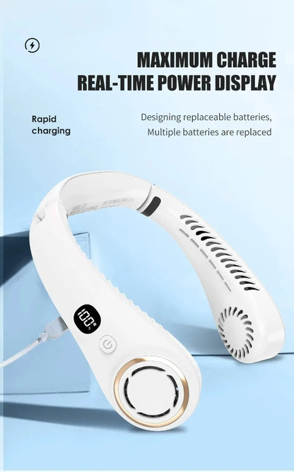 Mini Bladeless Rechargeable Neck Fan