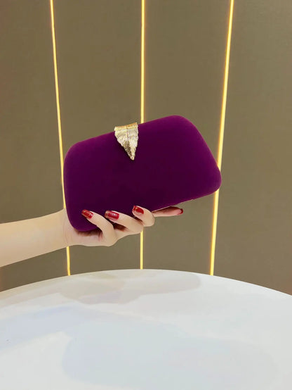 Velvet Evening Clutch Bag