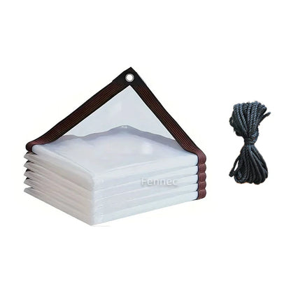 Heavy-Duty Clear Waterproof Tarpaulin