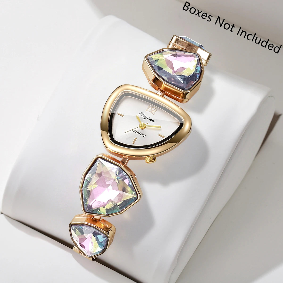 Rhinestone Bracelet Quartz Watch