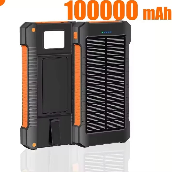Solar Power Bank with Flashlight