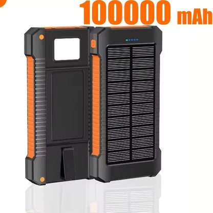 Solar Power Bank with Flashlight
