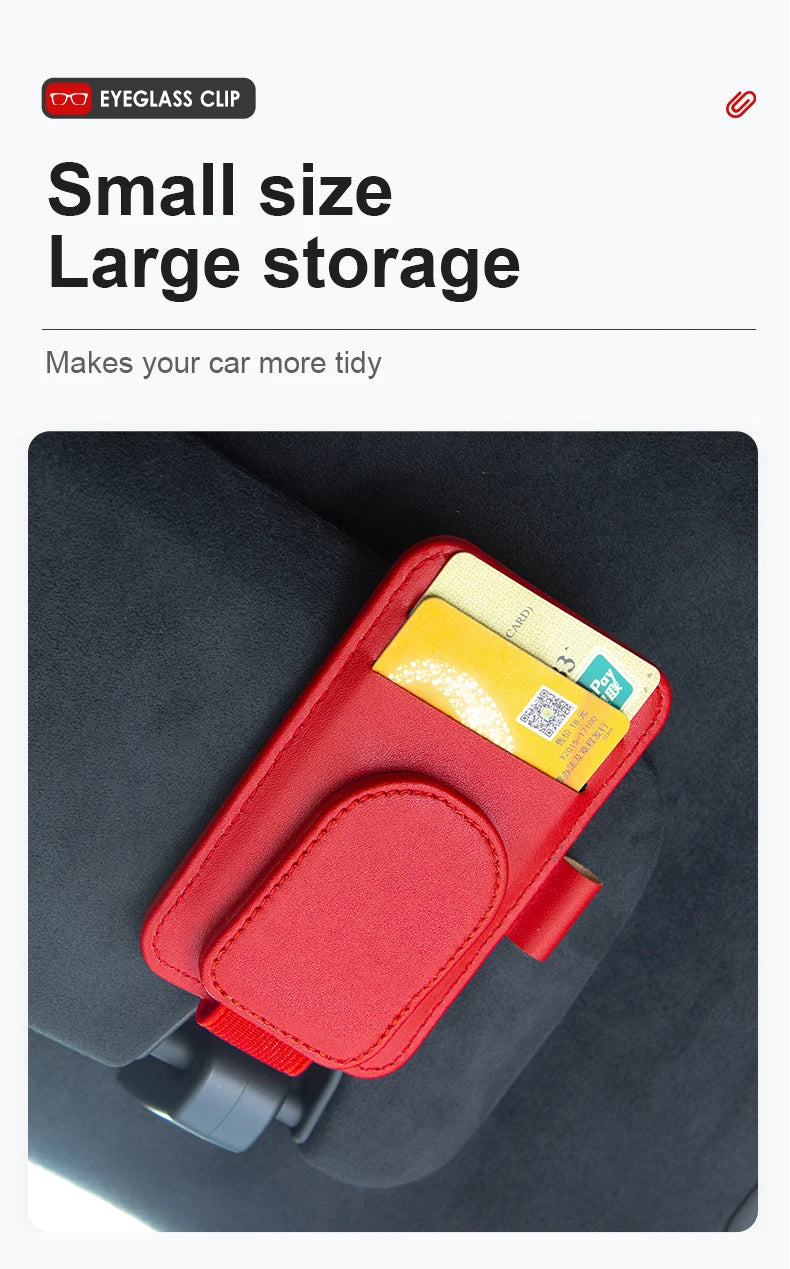 Car Sun Visor Glasses Holder