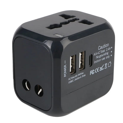 Universal Travel Adapter with USB & USB-C
