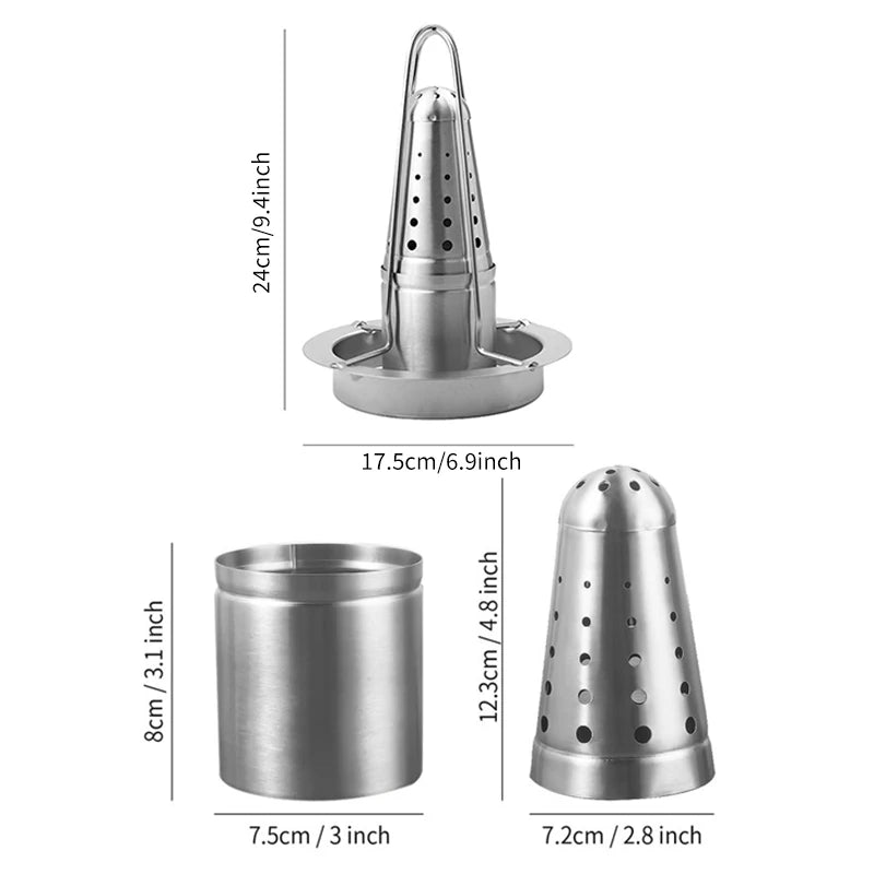 Stainless Steel Vertical Chicken Roaster Rack