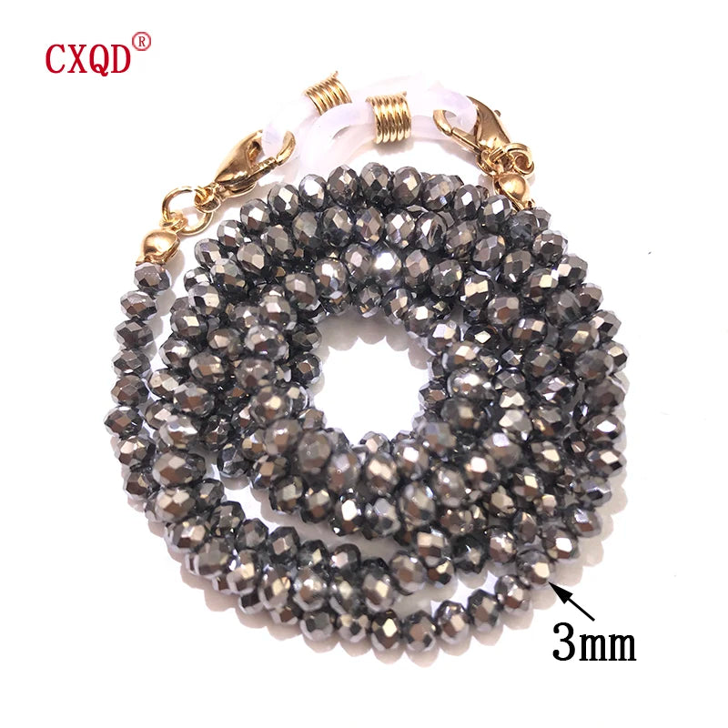 Women's Fashion Reading Glasses Chain Beaded Eyeglass Strap