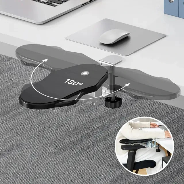 Foldable Rotating Wrist & Elbow Support for Office Desks