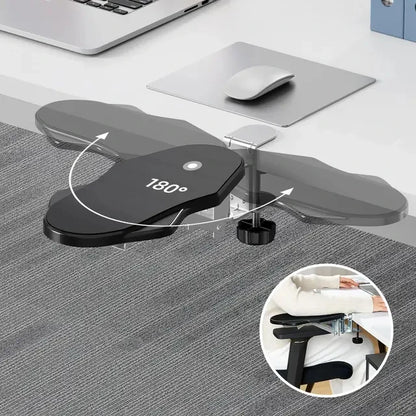 Foldable Rotating Wrist & Elbow Support for Office Desks