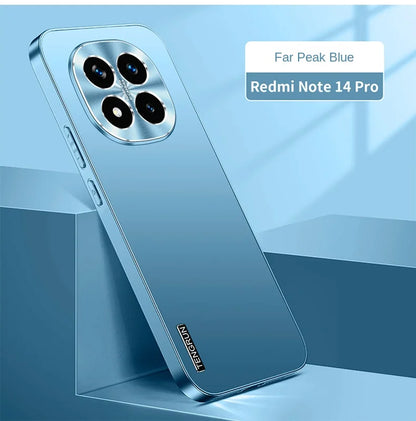 Matte Metallic Paint Shock Resistant Case For Redmi Note