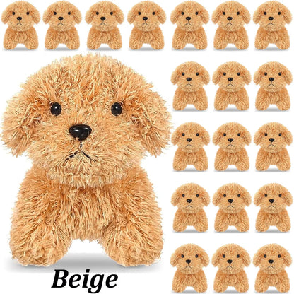 Teddy Dog Plush Keychain Toy Set