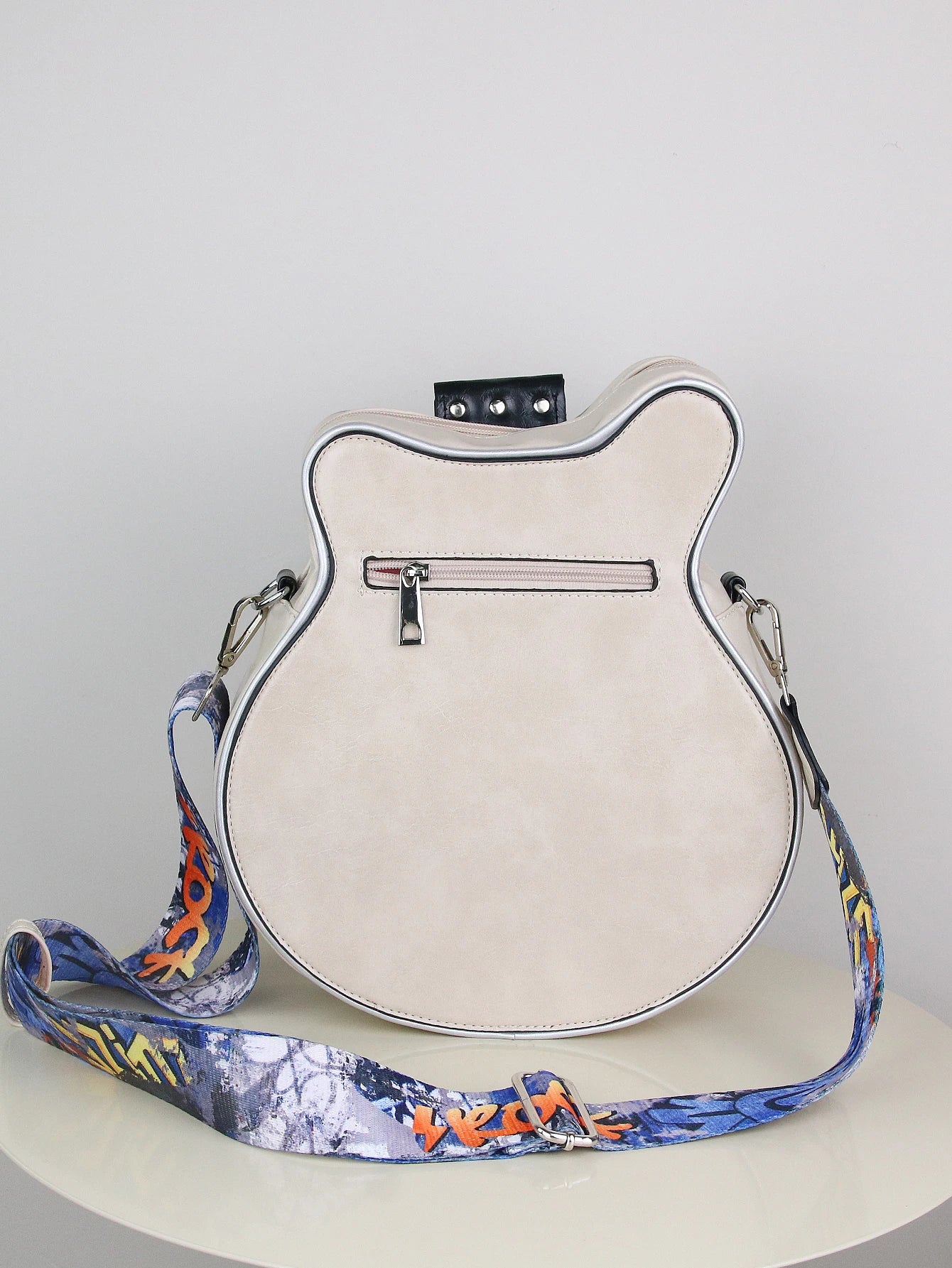 Guitar Shape Crossbody Shoulder Bag