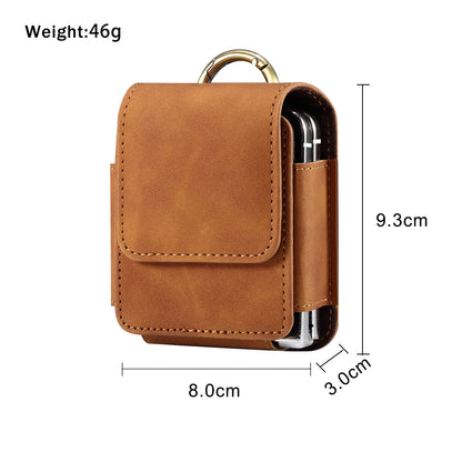 Leather Belt Clip Holster Case for Foldable Phones