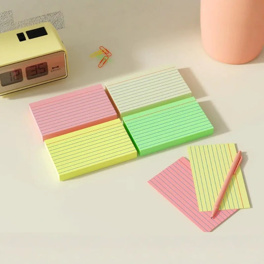 Colorful Index Flash Cards for Studying & Memorization