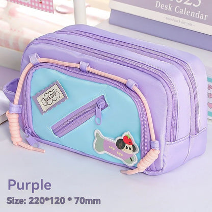 Dachshund Dog Large Capacity Pencil Case