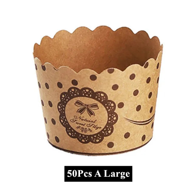 Kraft Paper Baking Cups for Cupcakes