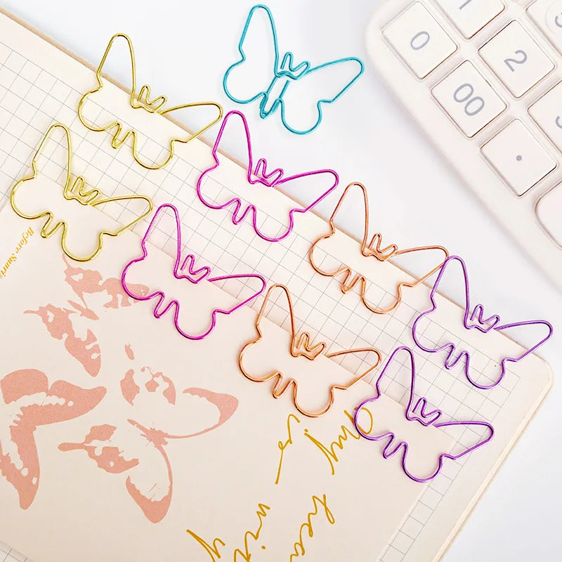 Decorative Butterfly Bookmark Paper Clips