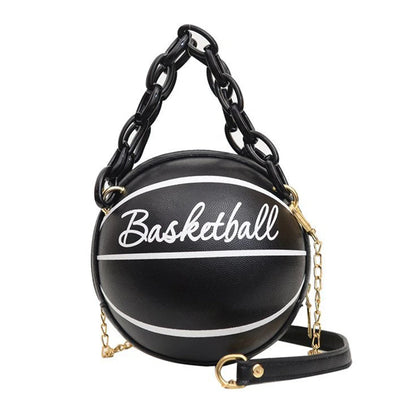 Ball Round Basketball Shape Small Handbag