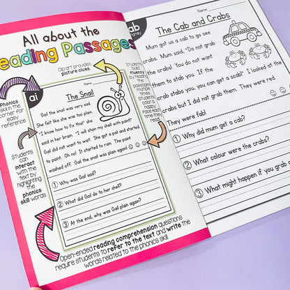 Reading Passages Comprehension Workbook