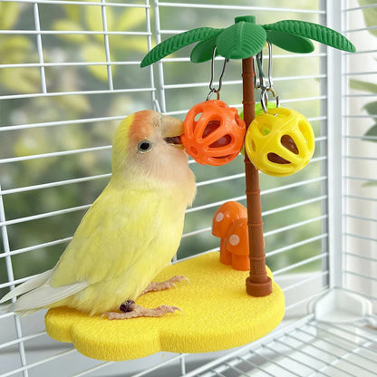 Tropical Bird Perch Platform Toy