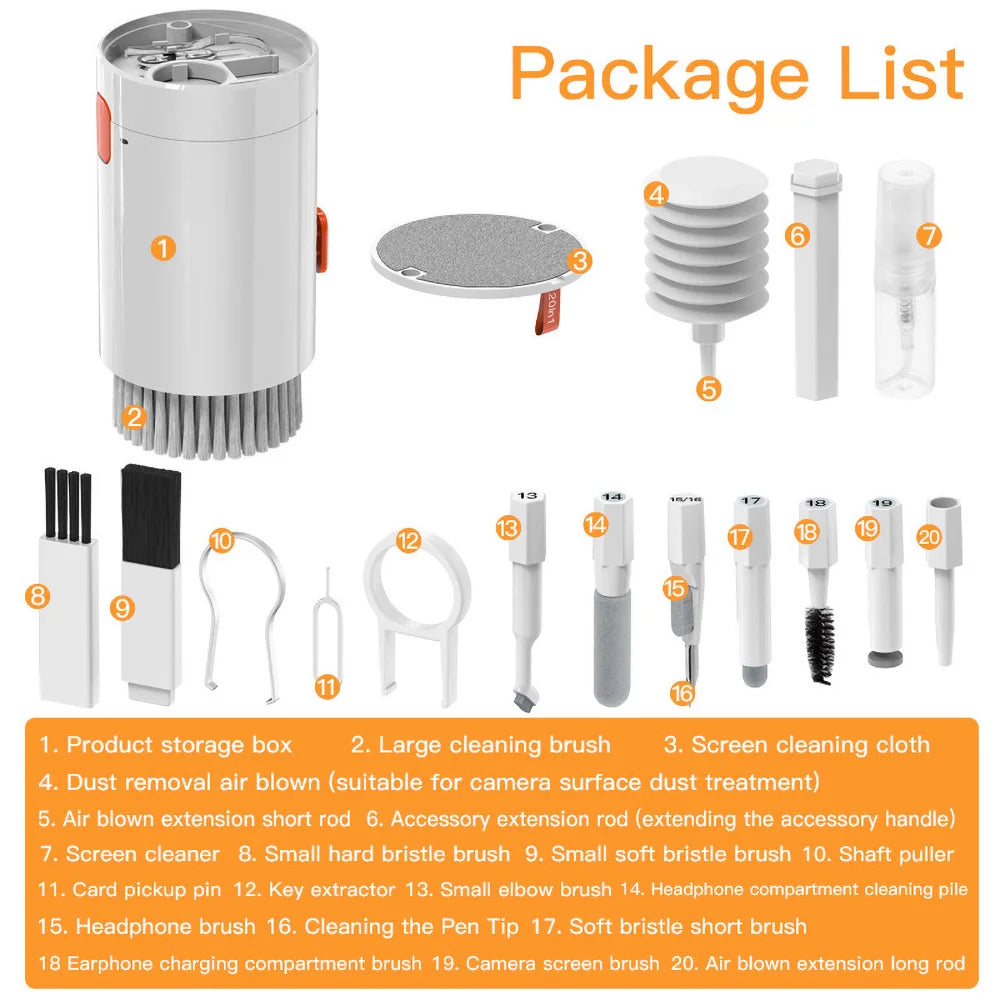 20-in-1 Electronic Cleaning Tool Kit