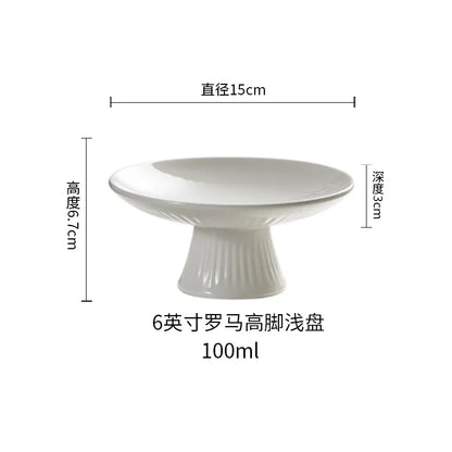 Ceramic Pedestal Serving Bowl