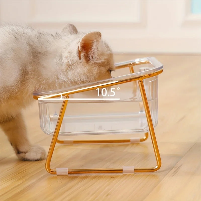 Elevated Non-Slip Pet Feeding Bowl for Cats & Small Dogs