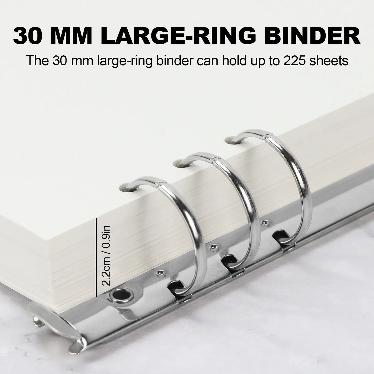 A5 6-Hole Metal Binder Ring Clip