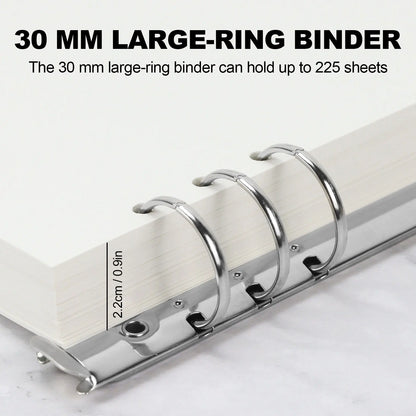 A5 6-Hole Metal Binder Ring Clip