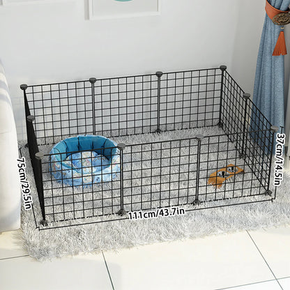 Modular Wire Pet Playpen & Indoor Dog Enclosure