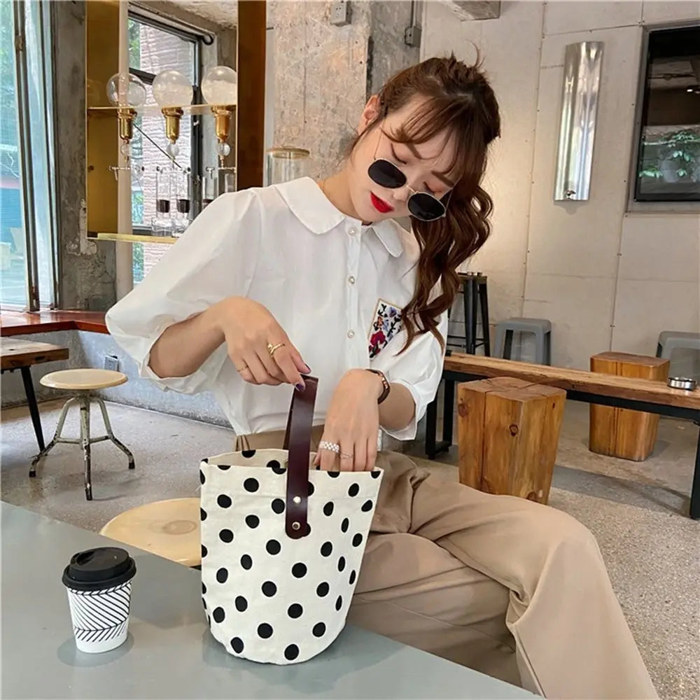 Korean Style Wave Point Shoulder Bag