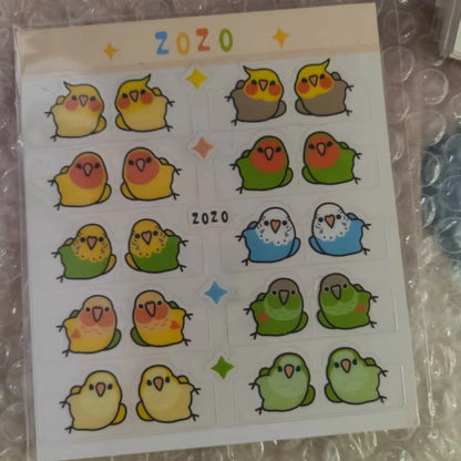 Cute Parrot Index Sticky Tabs
