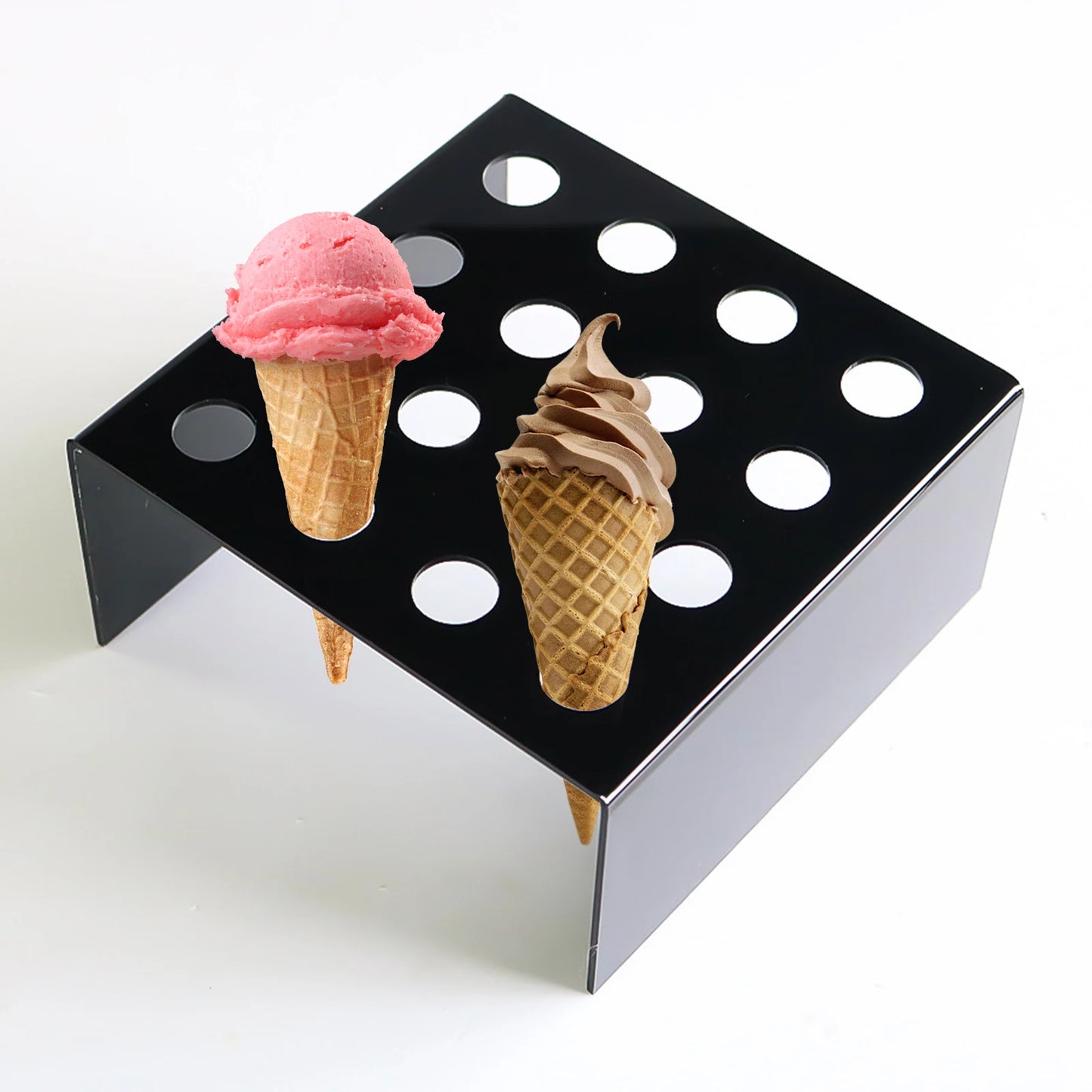 Ice Cream Cone Stand Decorative Cupcake Holder Rack