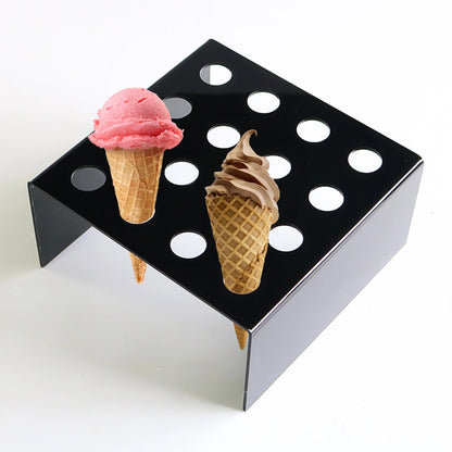 Ice Cream Cone Stand Decorative Cupcake Holder Rack