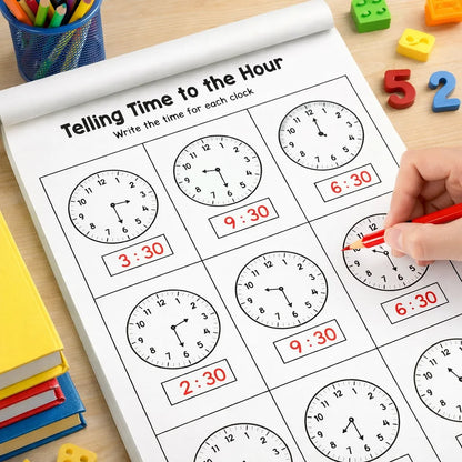 Kids Time Concept Practice Workbook
