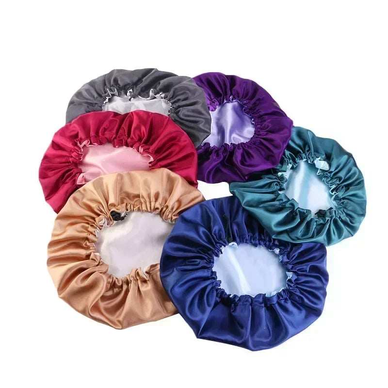 Reversible Satin Bonnet Hair Cap