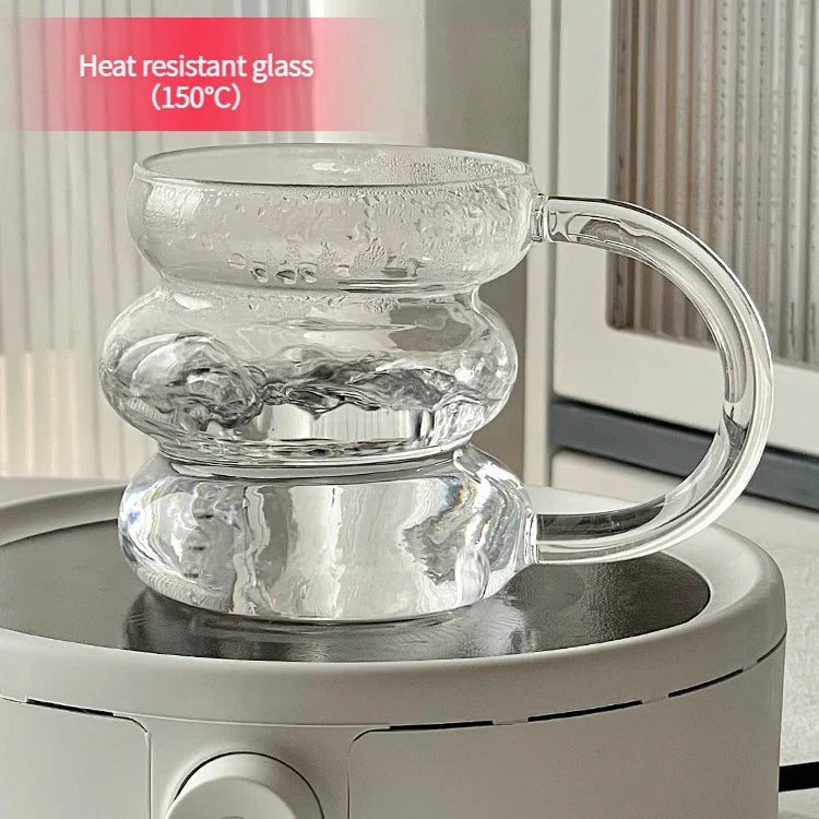 Heat-Resistant Glass Coffee Mug