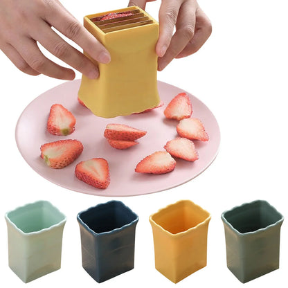 Stainless Steel Fruit & Egg Slicer Cup