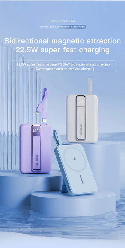 10000mAh Magnetic Wireless Power Bank