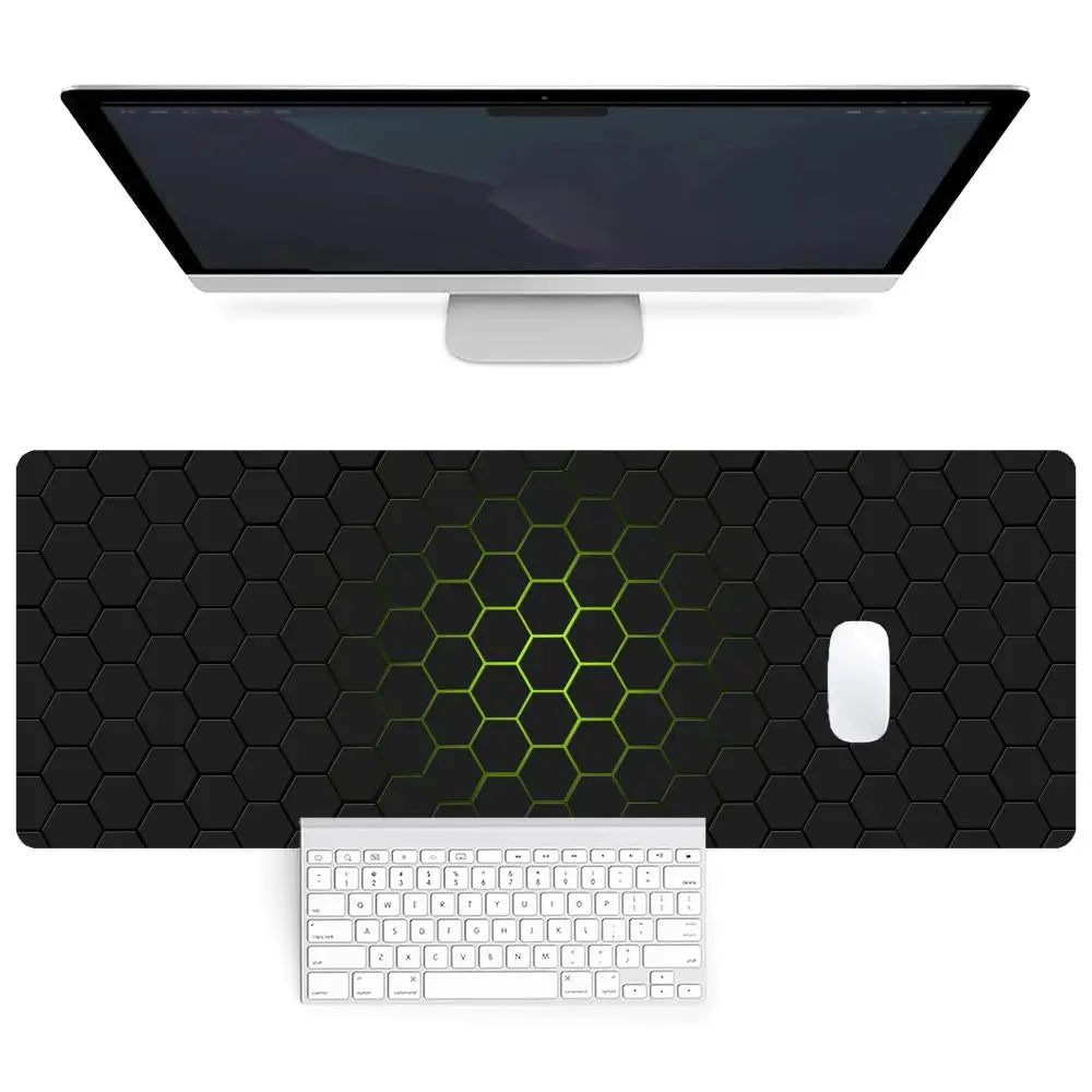 Hexagon Extended Desk Mat