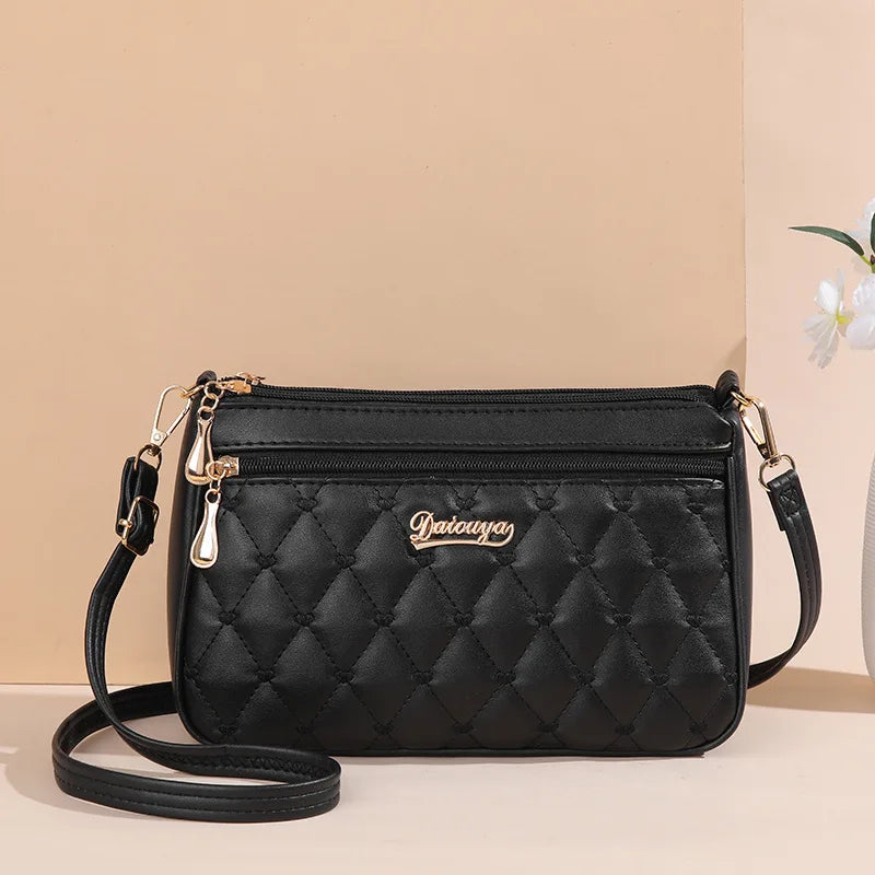 Embroidered Satchel Handbag