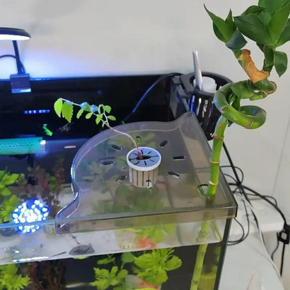 Aquarium Corner Storage Shelf for Plants & Accessories