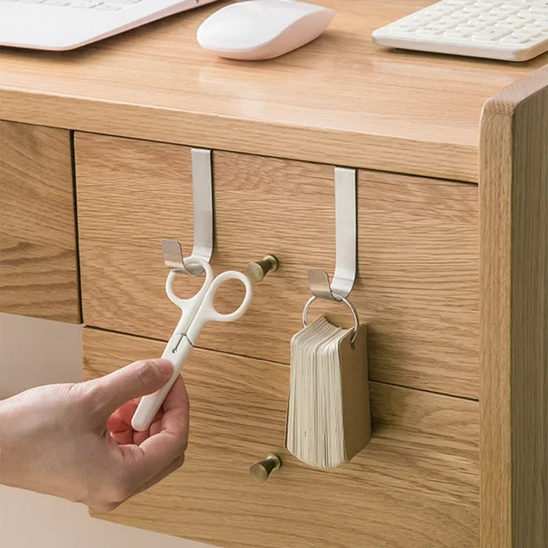 Multi-Purpose Cabinet Door Hook Rack