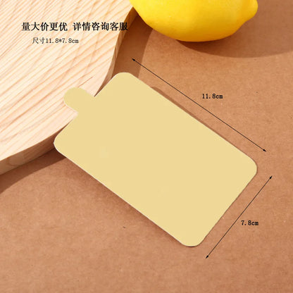 Golden Cake Base Disposable Dessert Boards