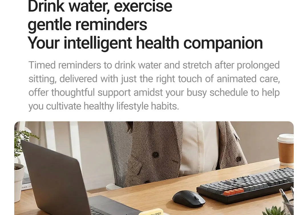 Smart Temperature & Humidity Desk Clock