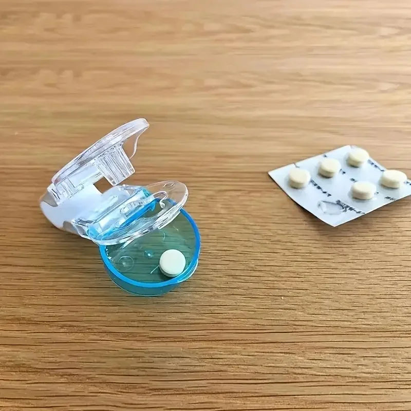 Portable Pill Dispenser & Tablet Splitter