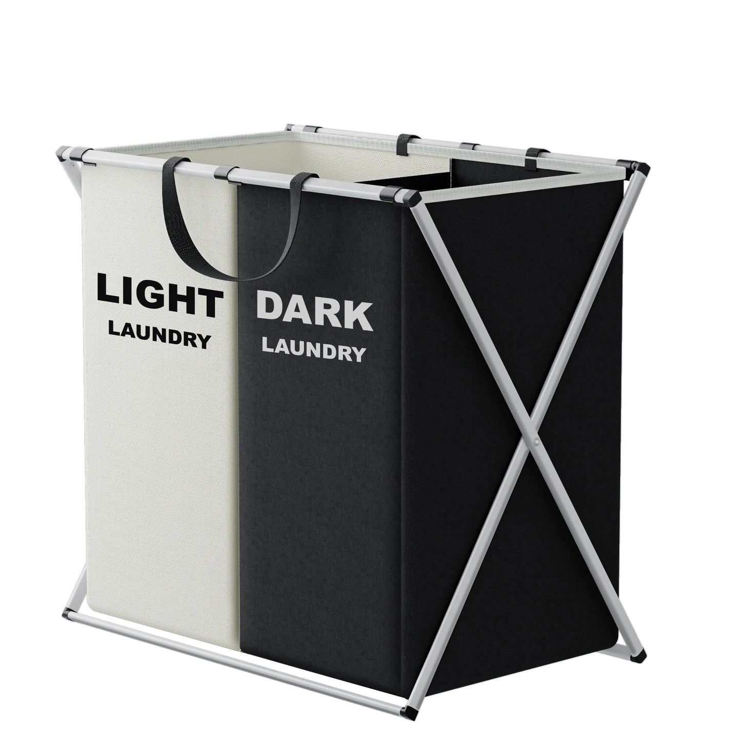 3 Section Foldable Laundry Hamper