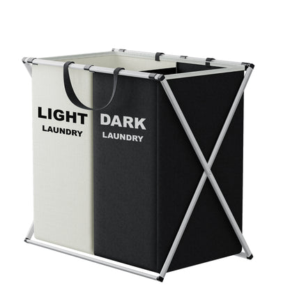 3 Section Foldable Laundry Hamper