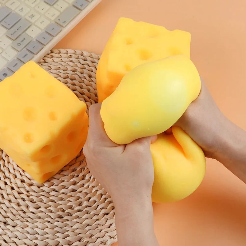 Giant Cheese Squeeze Toy